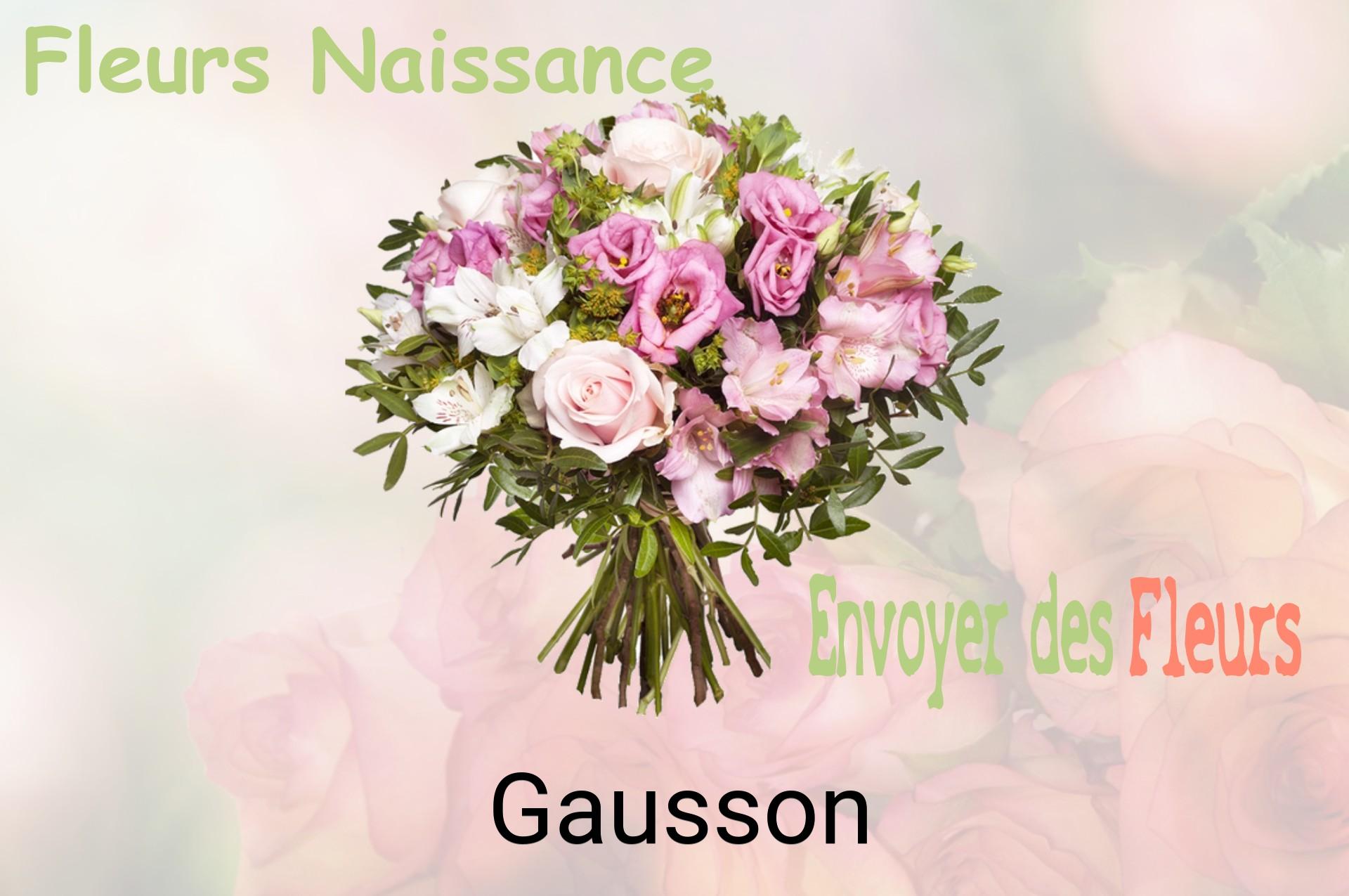 Bouquet de fleurs de naissance livré à Gausson